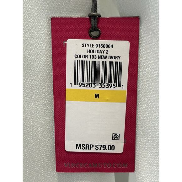 NWT Women's size M Vince Camuto New Ivory Blouse - Picture 6 of 6